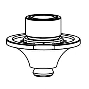 Amada Nozzle double WACS w/holes, 4.0 mm